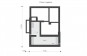 Одноэтажный дом с подвалом, террасой и двумя спальнями Rg6314 План1